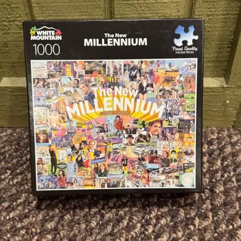 White Mountain The New Millennium 1000 Piece Jigsaw Puzzle